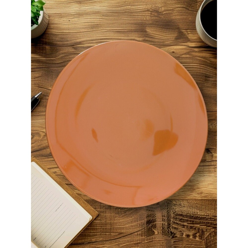 Royal Norfolk Orange Stoneware Dinner Plate Greenbrier Dinnerware 10.5" Replace